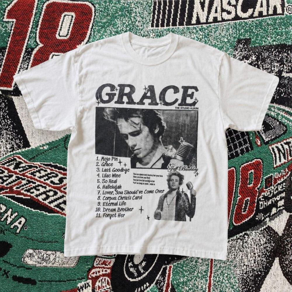 Grace Album Graphic Tee White Unisex